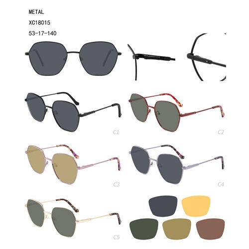أزياء المعادن lunettes De Soleil كبيرة الحجم W34818015