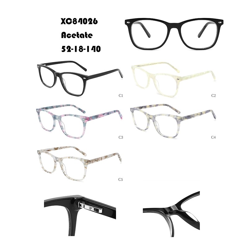 Folsleine Rim Acetaat Glasses Frame Factory W34884026