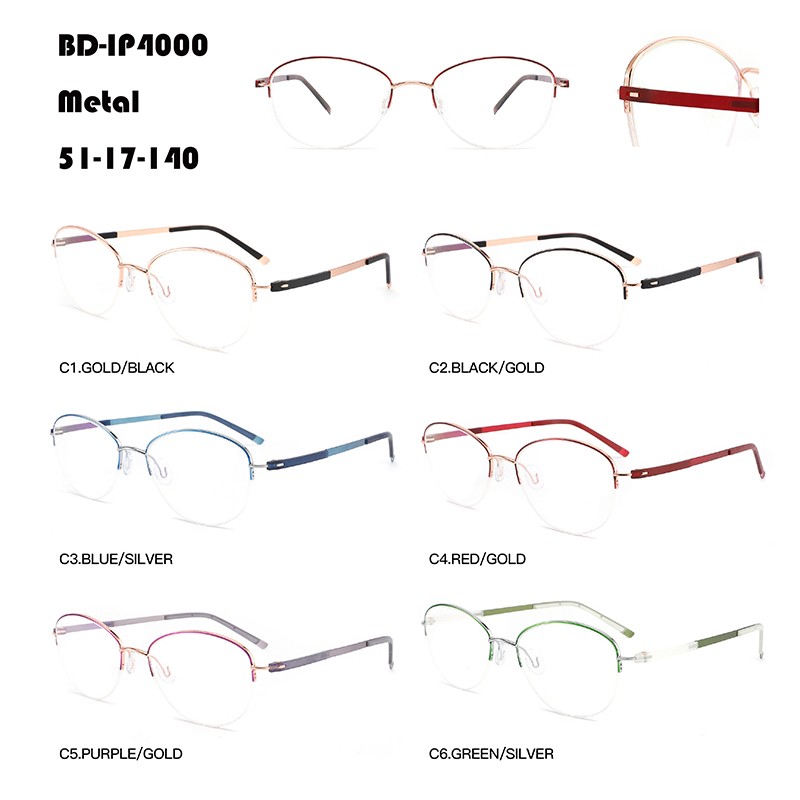 Легкие роскошные металлические очки W3674000