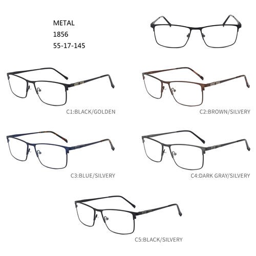 New Design Luxury Eye Wear Metal Square Optical Frames W3541856