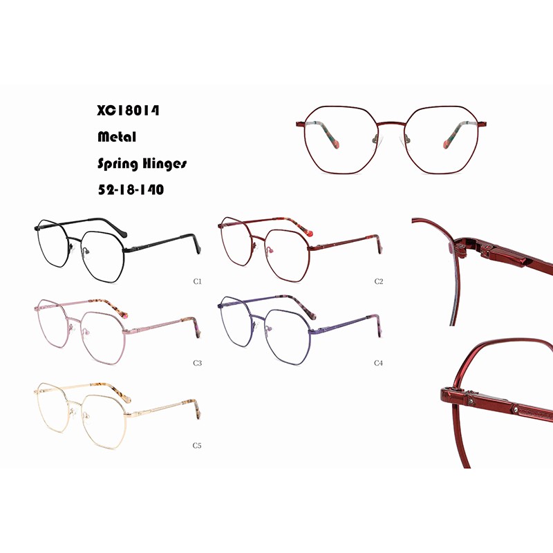 Røde metalbriller W34818014