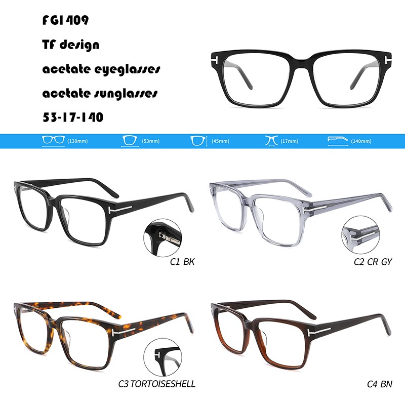 Square Acetate Glasses W3551409