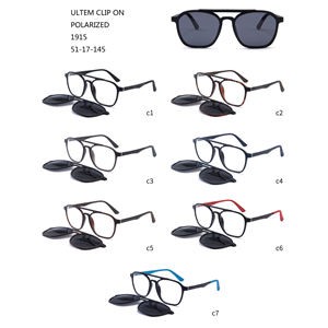 Square Ultem Colorful Fashion Amazon Hot Sale  Clips On Sunglasses W3551915
