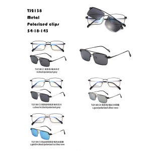 Óculos de sol com clipe de metal clássico T547282138