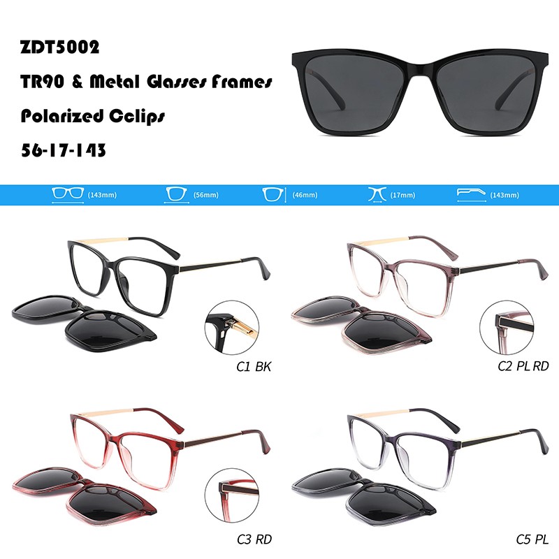 TR90 And Metal Clips On Sunglasses W3555002