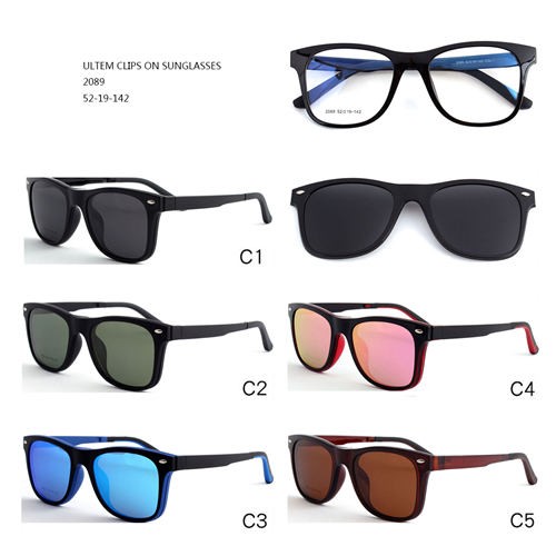 Ultem حار بيع الأزياء كليب على النظارات الشمسية W3452089