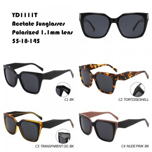 Brand Design Large Frame Acetate Sunglasses W355351111T