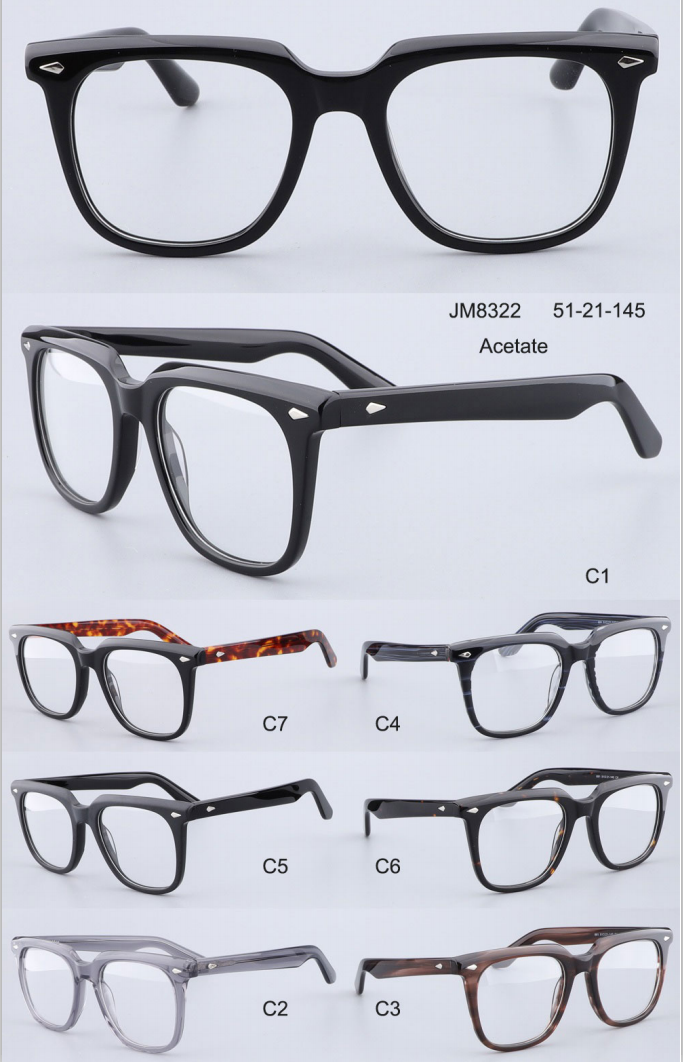 óculos de acetato