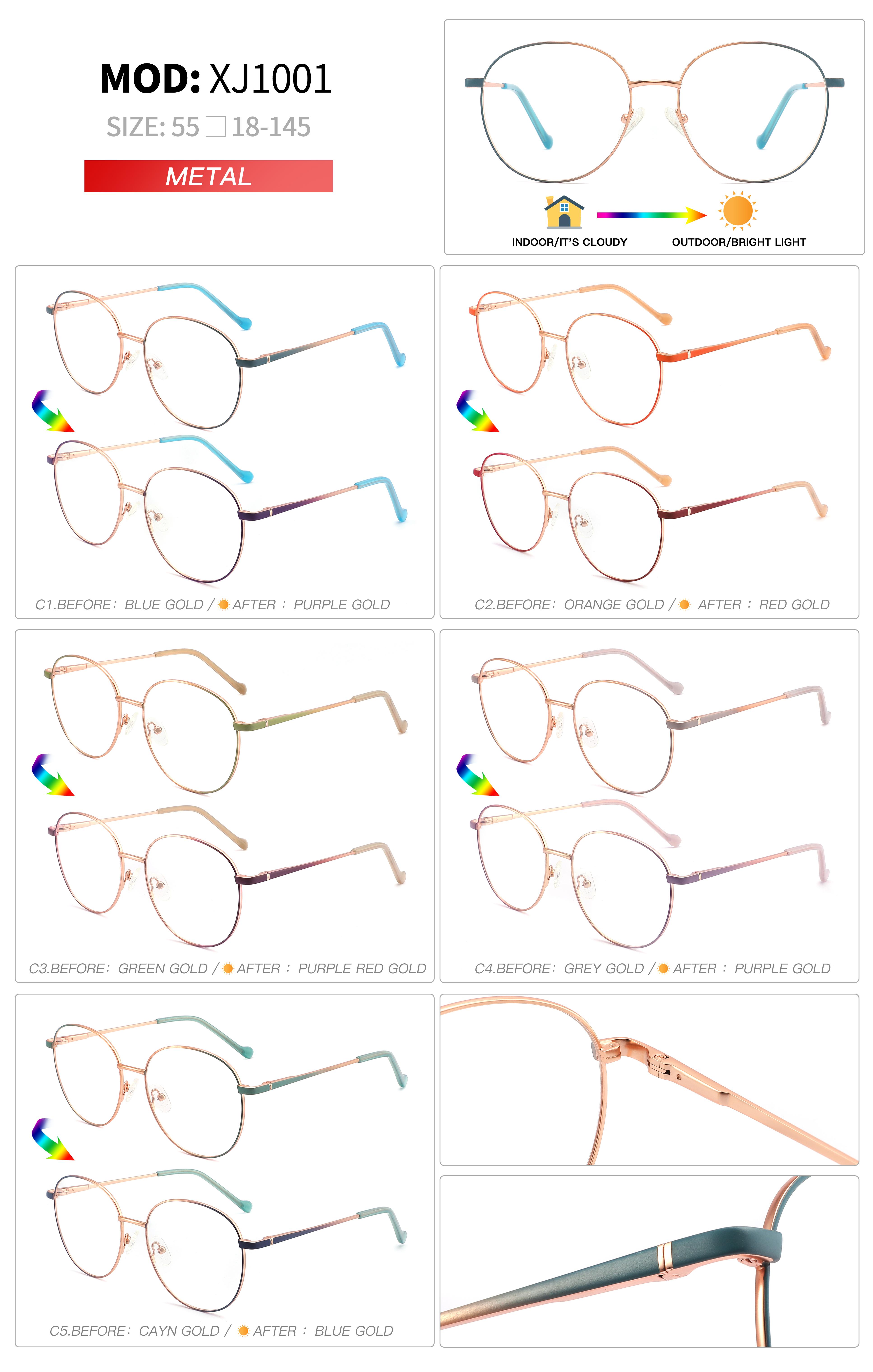 skifte farver briller