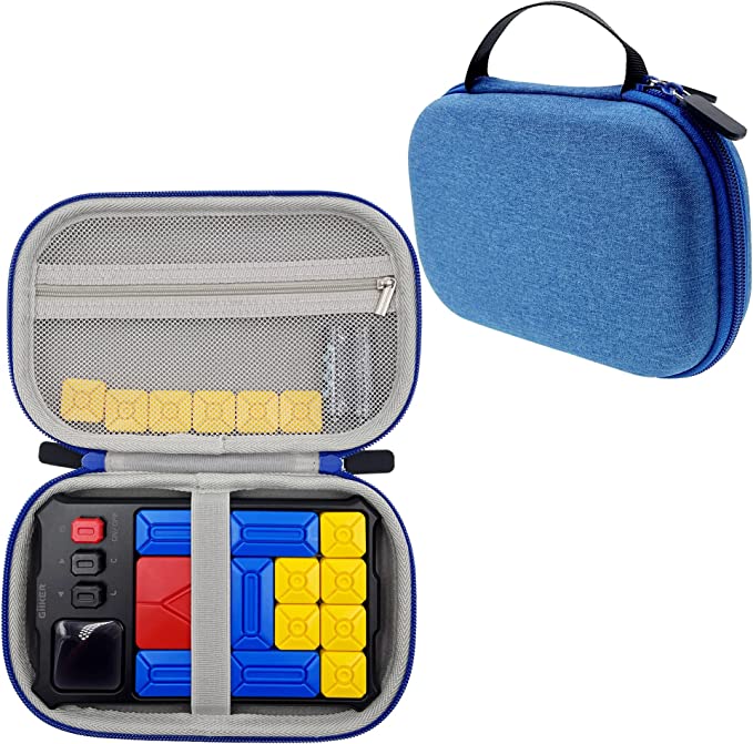 Stevige EVA-koffer voor blokspeelgoed Plastic bouwsteensets Reiskoffer voor INTELLECTIEF bouwsteenspeelgoed