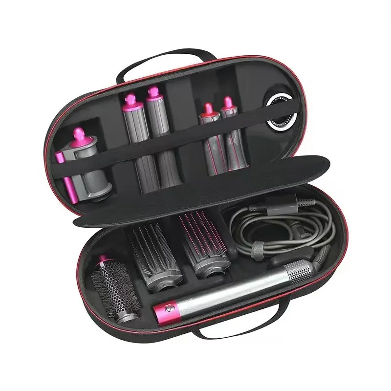 Customized Portable Hard Shell Hair Drier Model Automatic Curling Rod Set Storage Case