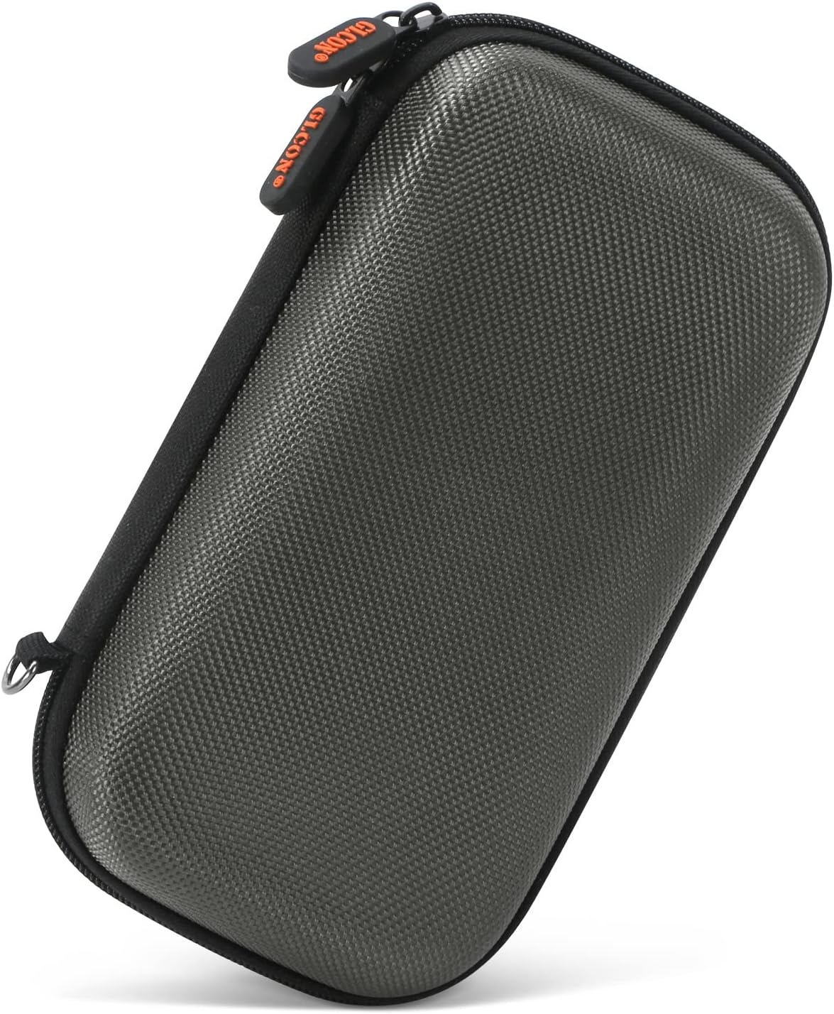GLCON Dustproof Carrying Case Asesoris Éléktronik Cable Organizer - Portabel Leutik Travel Charger Case Power Bank Pouch Telepon - Double Zippers Dompét - Hard EVA Storage Bag Car...