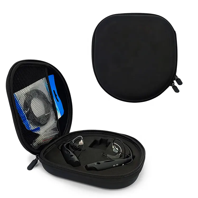 새로운 디자인 충격 방지 휴대용 여행 맞춤형 넥밴드 헤드폰 보관 가방