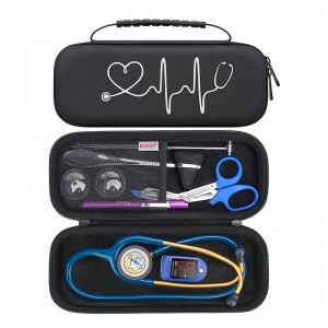 Putna torbica za stetoskop, Lightweight II SE, MDF Acoustica lagani stetoskopi, mrežasti džep za svjetla za olovke, medicinske makaze, pribor za medicinske sestre za rad