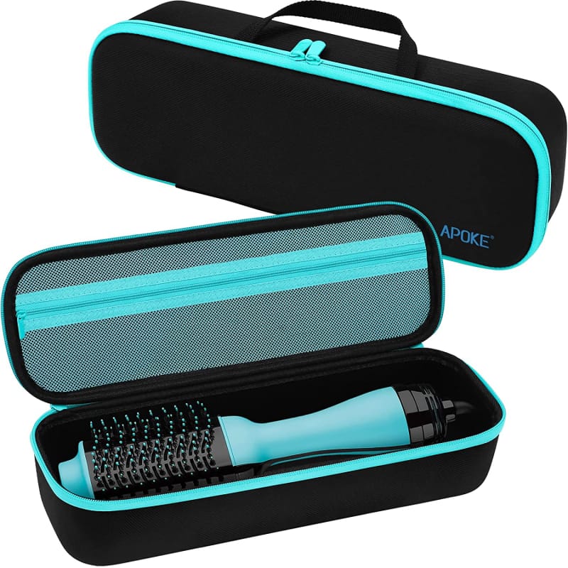 Travel Case One Step Hair Dryer Brush Original 1.0 & PLUS 2.0, Portable Lightweight Hard Carrying Case Storage Bag for All Brand Hot Tools Volumizer Hot Air Brush