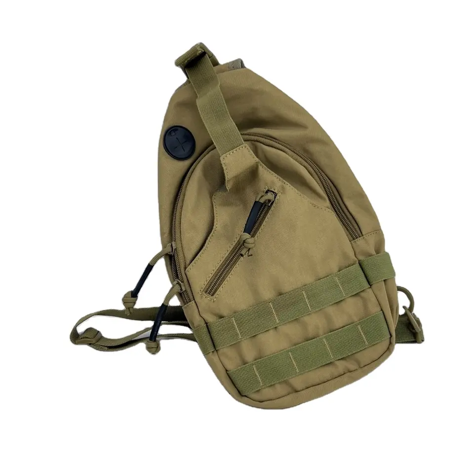 Wholesale soft bag Outdoor Camouflage control men back running chest pack