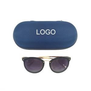 Grosir Logo Kustom Unisex Kacamata Portabel Box Hard Sunglasses Organizer Case