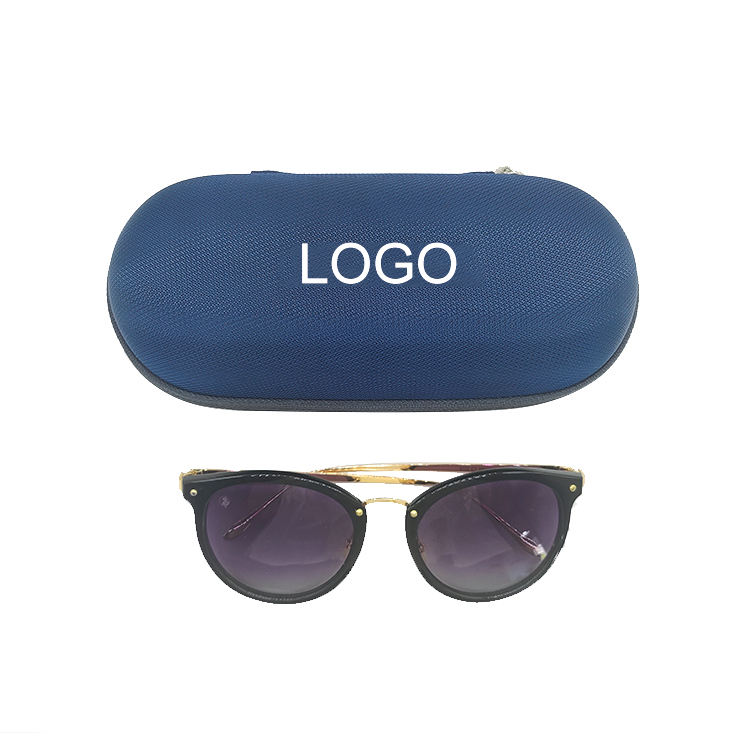 Groothandel op maat logo unisex draagbare glazen doos harde zonnebril organizer case