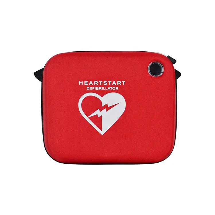 Vysoko kvalitné lekárske prenosné puzdro na prenášanie AED prenosné puzdro na prvú pomoc lekárska taška EVA pre defibrilátor ED