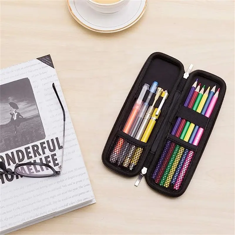 Portable Fashion EVA Hard Shell Pen Pencil Case Pencil Holder Storage Box