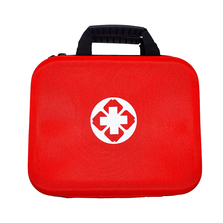 Pochette de sac de trousse de premiers secours de voyage médical imperméable d'EVA de logo fait sur commande