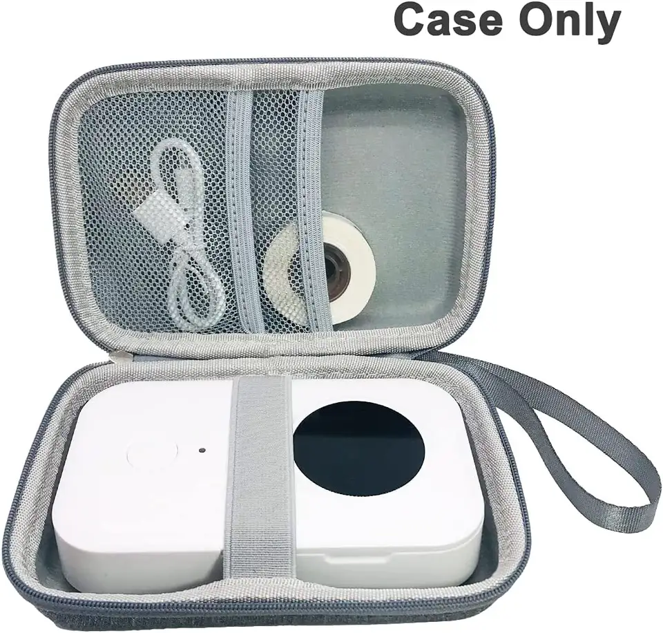 Hard Carrying Case For Label Marker Case Portable Label Printer Storage Case