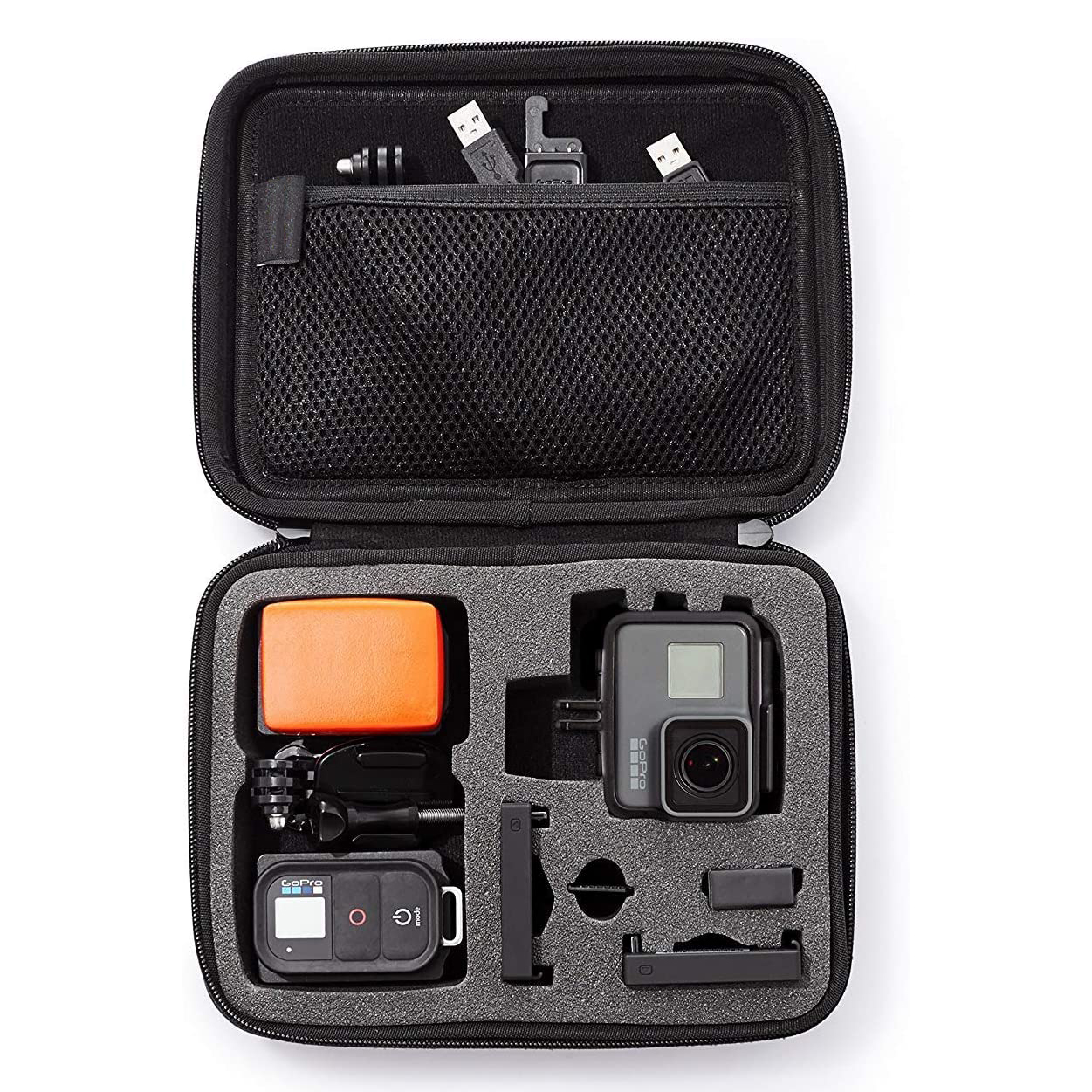 წყალგაუმტარი Eva Hard Shell Travel Case Camera Gopro-ს სატარი ჩანთა