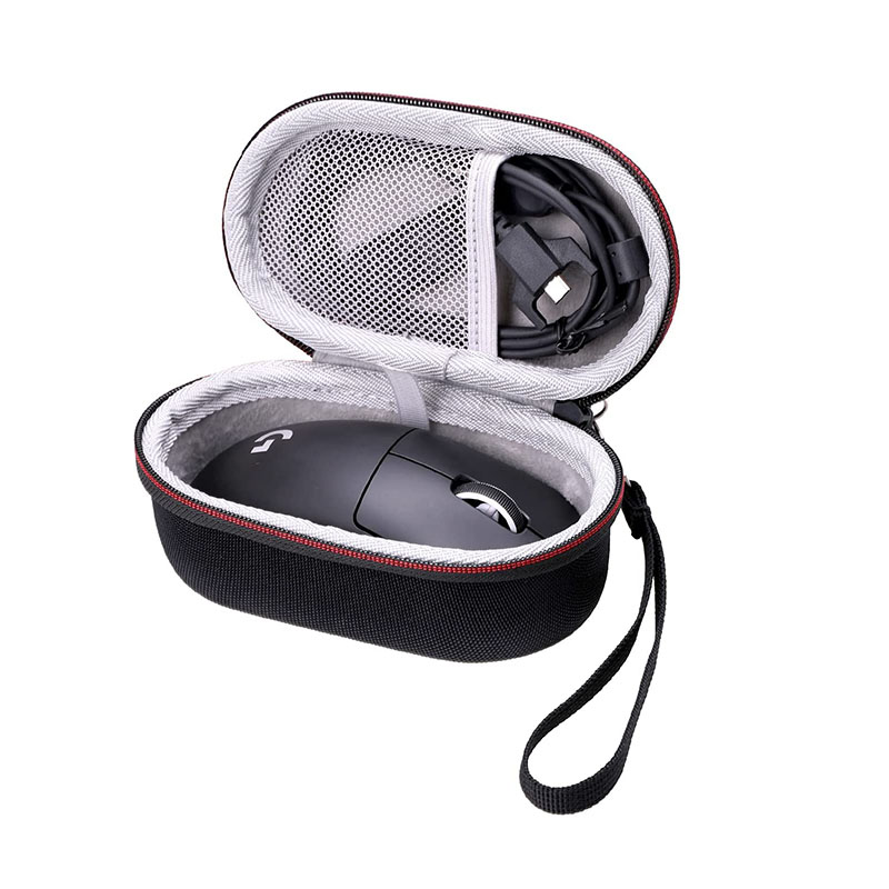 Цвёрды чахол EVA для Logitech G305, Logitech M510, Logitech G PRO або Logitech G PRO X Superlight Wireless Gaming Mouse – чорны