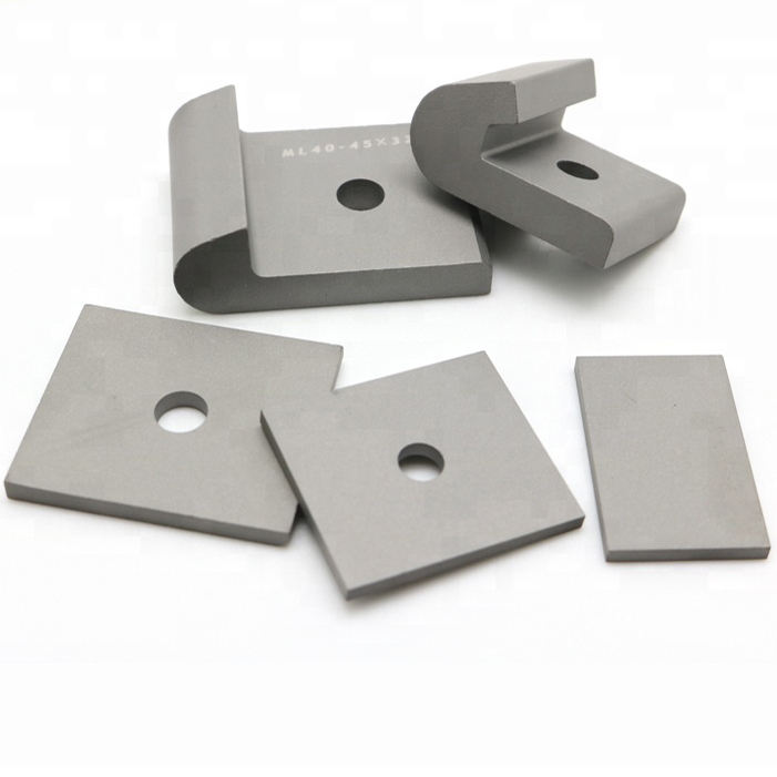 Tungsten Carbide Slidfliser til Railway Ballast Stamping Tools