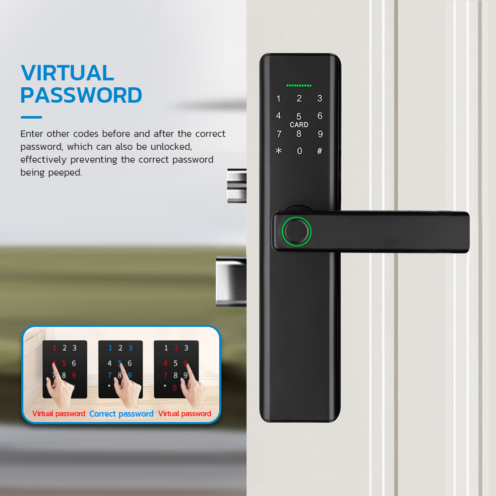 621-Tuya Fingerprint Smart Lock / Contrasenya WiFi sense clau