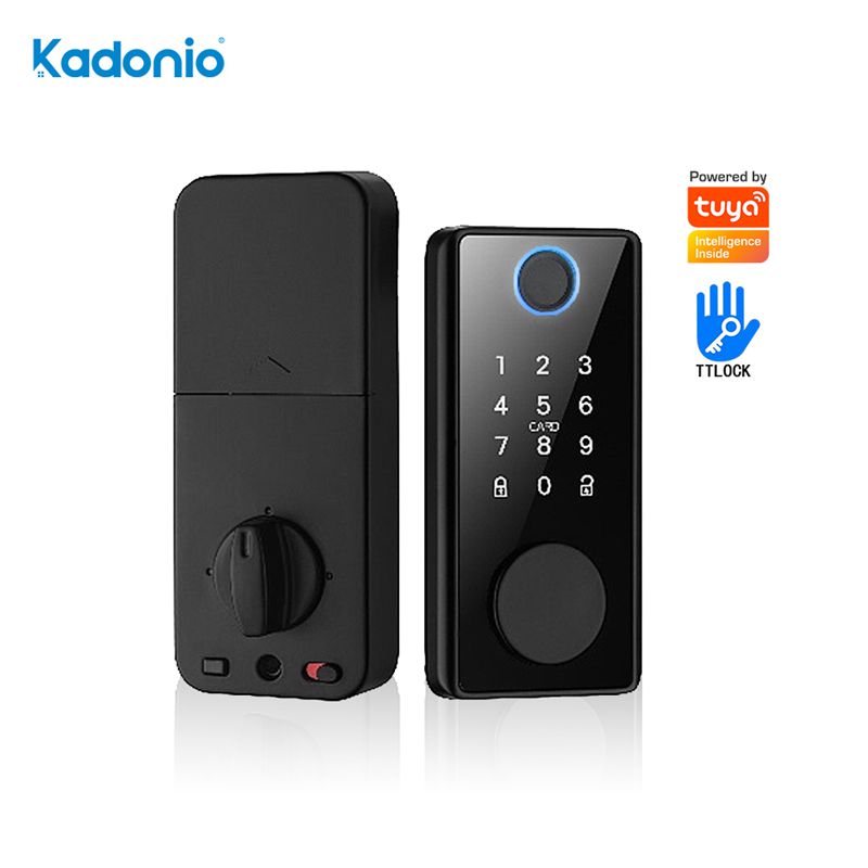 705-Smart Door Lock Fingerprint Deadbolt Lock/ One touch unlock