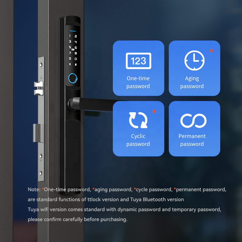 952-Tuya Wi-Fi Smart Lock/IP66 Водонепроницаемый алюминиевый замок для раздвижных дверей