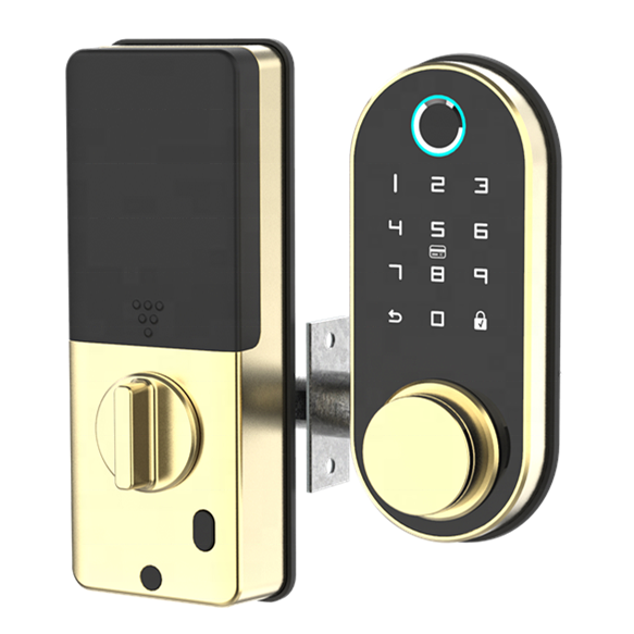 702 Digitālās durvju slēdzenes pirkstu nospiedumu viedās slēdzenes