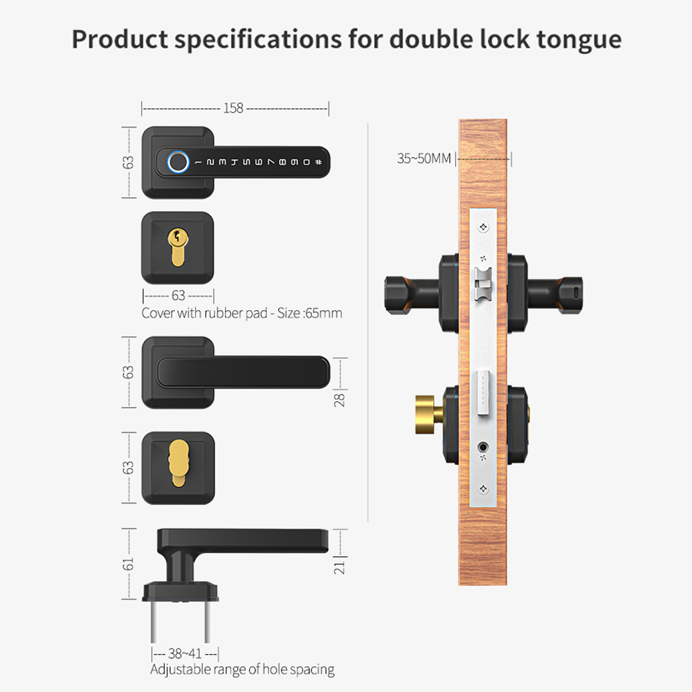 402-Smart Handle Lock/Wifi, BT