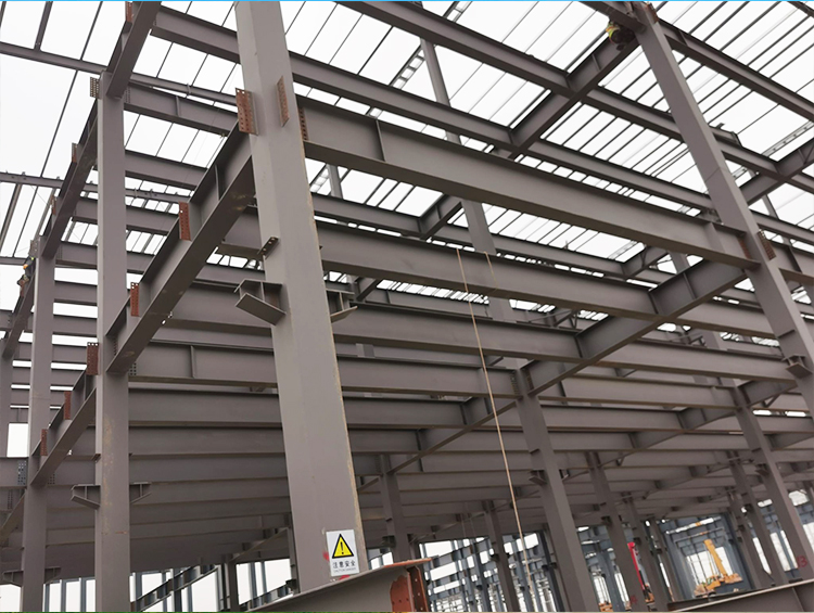 Structure en acier préfabriquée d'approvisionnement d'usine