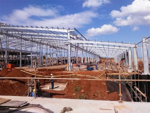 Ụlọ ihe owuwu Steel Structure na Mauritius