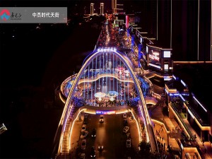 خوبصورت Zhongjie Era Overpass اسٽيل پل