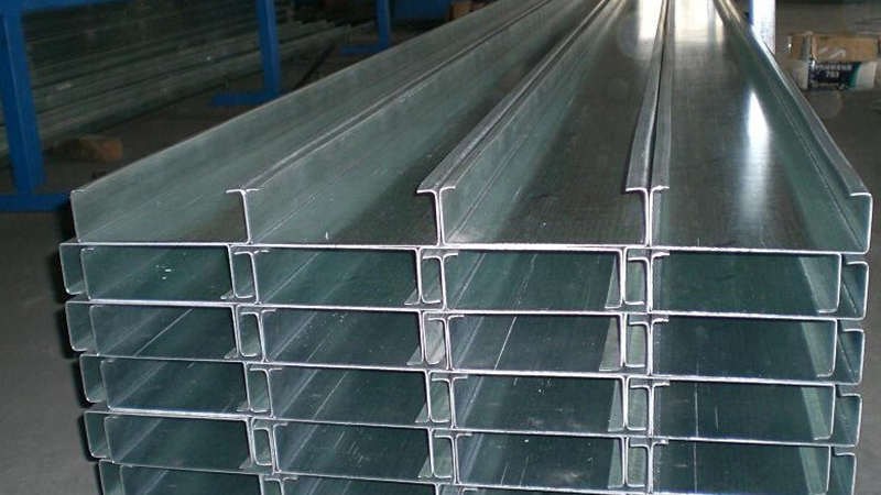 Galvanized C Section Steel With Good Anti-corrosion Performance