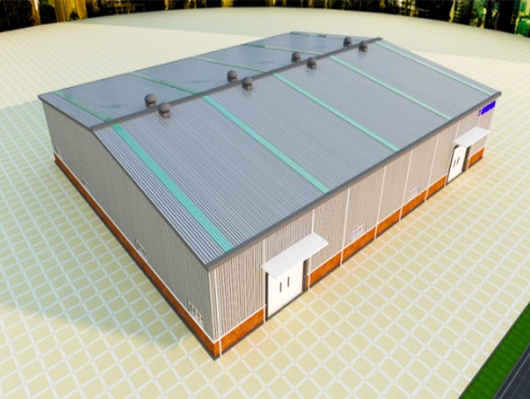 Prefabricated Steel Structure Workshop Para sa Nail Factory