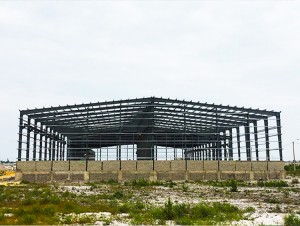 Oficina de estrutura de aço pré-fabricada para fábrica de pregos