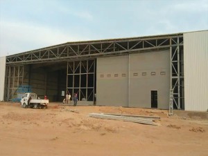 Lagana zgrada hangara od čelične konstrukcije