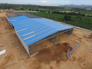 Pre-engineered Structural Steel Storage Shed Building