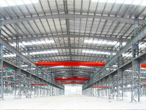 Edificio strutturale in acciaio a grande campata con sala prefabbricata in Cina più economica
