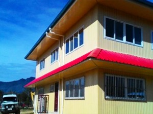 Casa prefabbricata per uffici in Papua Nuova Guinea