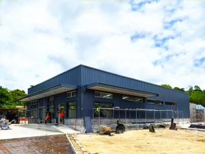 Будівництво збірного магазину на Соломонових островах