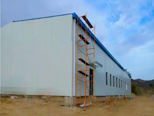 Prefabricated Steel Warehouse Building Para sa Imbakan