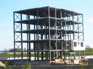 Fem-etasjers stålkonstruksjon prefabrikert leilighetshus
