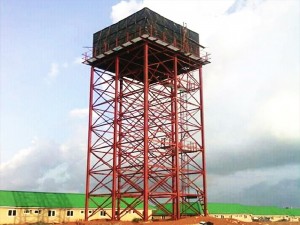 Torre di cisterna d'acqua d'acciaio elevata galvanizzata à caldu