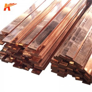 Fabricante de folha de barra plana de cobre com comprimento de corte personalizado para venda