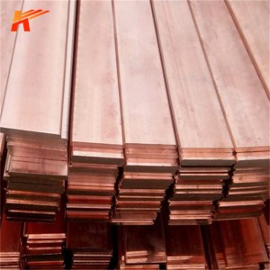 Fabricante de folha de barra plana de cobre com comprimento de corte personalizado para venda